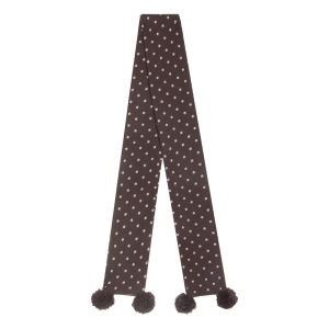 NAPSNAPS | Bộ Đồ Nữ 3 Mảnh Gốc Dots Áo Kẻ Zipper và Chân Váy cho Mùa Thu