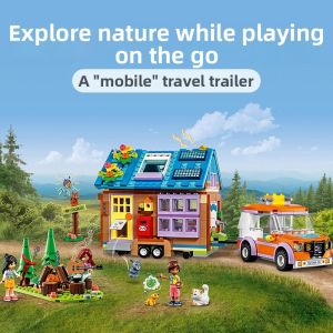 LELE  BROTHER | Mobile Mini House Girls Construction Toy Gift