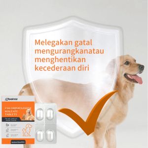 Pengiriman Cepat PUAINTA 12PCS Allergic Itch Relief Obat Alergi Anjing Kucing