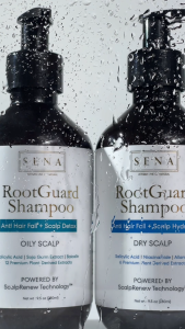 SENA RootGuard Shampoo – Anti Hair Fall Shampoo for Oily Scalp Dandruff & Follicle Detox | Pregnancy Safe Shampoo Malaysia | Herbal Scalp Cleanser for Greasy Flaky Itchy Hair | No SLS No Hormone | Gentle Daily Use for All Genders
