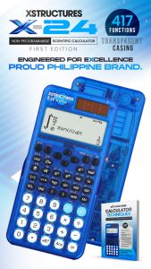 Xstructures X-24 Scientific Calculator + Calculator Techniques Book
