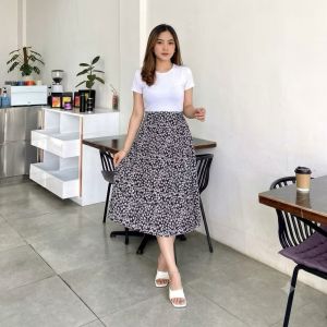 SOMI MIDI SKIRT / ROK PENDEK WANITA 7/8