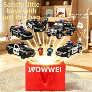 Alloy Police Car Toy Model