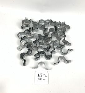 KLEM BESI PLAT PIPA UKURAN 1/2 INCH ISI 100 BIJI / PACK HARGA MURAH BARANG BERKUALITAS