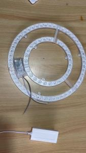 220V LED Ceiling Lamp Panel Replacement Module 24W Circular Light Board 6000K/4000K for Ceiling Fan Lights