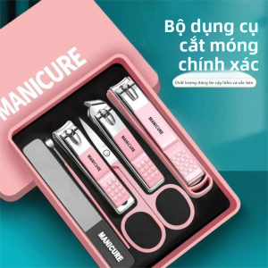 Bộ Dụng Cụ Cắt Móng Cao Cấp Đức - 6 Món Tất Cả Trong Một Bằng Thép Không Gỉ Dành Cho Nam & Nữ Vật Dụng Cần Thiết Trong Gia Đình