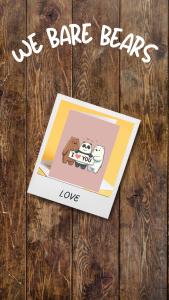 We Bare Bears I Love You Card Cute Cartoon Love Greeting Card