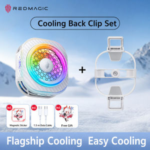 nubia | REDMAGIC Cryo Cooler 8 Pro PA1256 36W Semiconductor Phone Cooling Fan Magnetic & Clip Dual Mount Silent RGB Radiator for Gamin