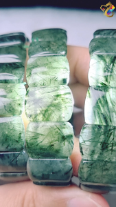 Premium Grade Green Rutile Shou Pai