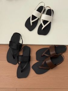 Apple Toe One-strap Womens Flat Casual Summer Sandals