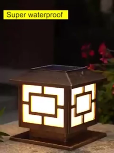 【รับประกัน30ปี】โคมไฟหัวเสาโซล่าเซลล์ไฟสวนหลอดโซล่าเซลล์ ปรับได้ 3 สีพลังงานแสงอาทิตย์ + เสียบไฟสองแบบ