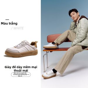 CAMEL | Giày Nam Tăng Chiều Cao Đế Dày Phong Cách Retro Mới