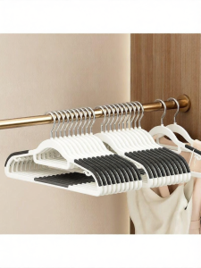 Anti-slip Streakless Non-bulging Shoulder-friendly Plastic Hangers
