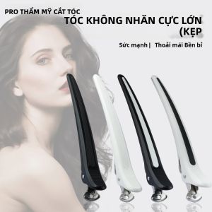 6 Cái/bộ Kẹp Tóc Cá Sấu Chống Trượt 14Cm Plus Chiều Dài Kẹp Tóc Cắt Tóc Dụng Cụ Tạo Kiểu Tóc Cho Tiệm Làm Tóc