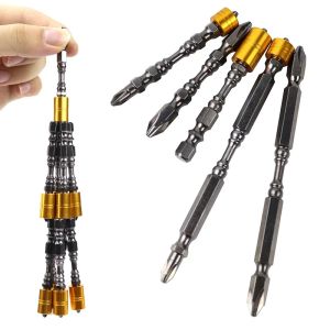 PH2 1/4" Screwdriver Bits Set 65mm/110mm Phillips Magnetic Bit Driver Hex Shank For Plasterboard Drywall Electric Screw Driver