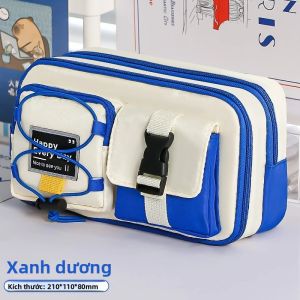 Hộp Đựng Bút Chì Công Suất Lớn Dành Cho Học Sinh Trung Học Cơ Sở Công Cụ Tổ Chức Hướng Dẫn Học Sinh Trung Học Bằng Vải Với Mức Độ Ngoại Hình Cao