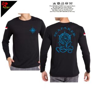 Baju Kaos Pria Distro Pelaut Seafarer Lengan Panjang