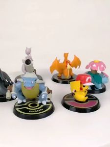 Set 6 mô hình pokemon dùng trang trí làm quà tặng-Mẫu 2