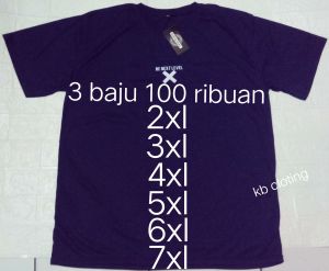 kaos jumbo pria 2xl 3xl 4xl 5xl 6xl 7xl~kaos distro jumbo~baju bigsize oversize~warna dan motif random