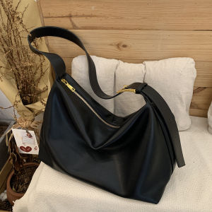 Túi Đeo Chéo Nữ Dung Tích Lớn Phong Cách Đơn Giản Mềm Mại Thời Trang Thu Đông Mới Túi Đeo Chéo Thường Ngày Đa Năng