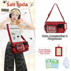 The Junco | Snack Large Capacity Crossbody Bag Red