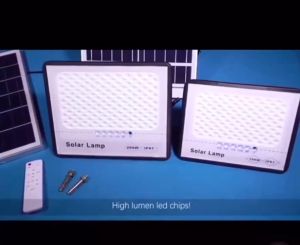 100W CBLUE Solar LED Floodlight Waterproof IP65 with Remote Control Solar Panel Foco LED Spotlight Outdoor Garden Wall Yard Street Lighting