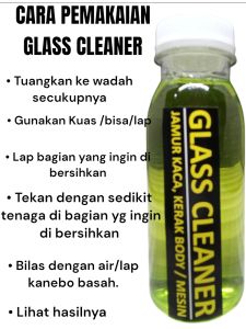 GLASS CLEANER – Pembersih Kacakeramikbody mesin Serbaguna (100 ml