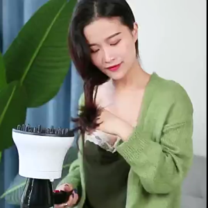 ตัวกระจายลมไดร์เป่าผม อินเตอร์เฟซสากล หัวไดร์กระจายลม อบแห้งง่ายมาก เป่าผมหยิก หยักศกและผมดัดลอน Dryer Diffuser