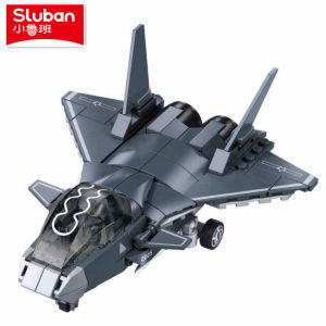 Sluban | 152PCS Military Air Force Stealth Fighter Model Building Blocks Set Educational Battle Toy for Children