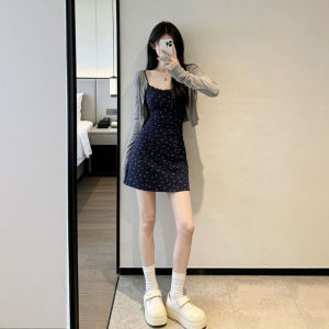 CHANGTONG | Unique Pretty Korean Style Floral Dress