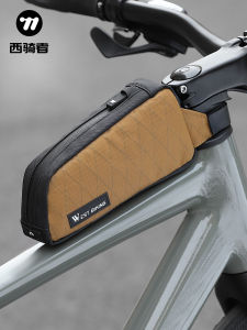 West Biking Universal Bicycle Handlebar Bag Mountain Bike Cycling Equipment Front Bag Bike Headlight Bag Riding Accessories