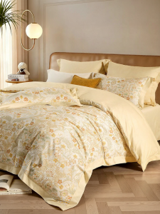 Mercury | Bộ 4 Miếng Cotton Cao Cấp Hai Lớp Flannel Sợi Dài 100 Counts