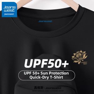 Jeanswest | UPF50+ Sun Protection Light And Breathable Mens Short Sleeve T-Shirt