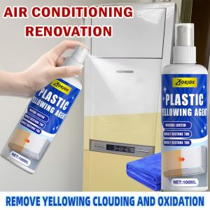 New Plastic Yellowing Removal Spray 100ml- Universal Appliance Whitener for Air Conditioners Car Interiors and Home Appliances