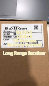 BarRich DS-6678 2D Wireless Barcode Scanner with Long Distance Scanner Receiver - Supports 1D & 2D Scan, Wireless Inductive Charge, Up to 100,000 EAN13 Codes Memory, Up to 5 Meter Wireless Scan Range, IP54 Dust Proof Design
