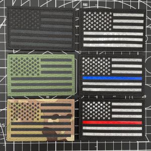 Reflective Camouflage National Flag Magic Tape Chapter Tactical Morale Patch Army Fan Backpack Sticker Magic Stick Chapter