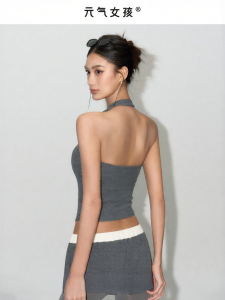 YUANQINVHAI | Sports Yoga Bra Slimming Beautify Back Hang Neck