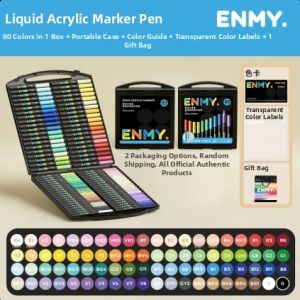 ENMI | Direct Ink Acrylic Soft Tip Marker Pens 80 Colors