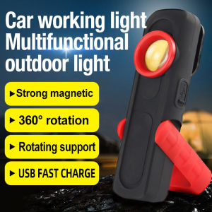 Multi functional COB working car maintenance light rotation emergency vehicle maintenance light strip bracket adjustment maintenance light