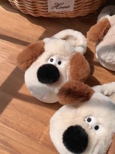 Xixitiao Mùa Đông bé nhà phòng bên trong nhung ấm trẻ em bằng cotton Dép cô gái vui vẻ phim hoạt hình Wallace và gromit sợi bông sang trọng Giày
