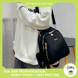 DROPASSIST 1988 READY STOCK Versatile Womens Korean Style Trendy And High-End Anti-Theft Oxford Cloth Backpack