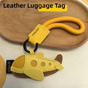 Lost Proof Cute Cartoon Luggage Tag Keychain Bag Charm Eye-Catching Travel Suitcase Tag Portable Travel Safety Product