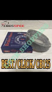 Motorcycle Brake Shoe For CB125BEAT CARB/FI CLICK125/150 V1 V2TMX 125 ALPHA TMX SUPREMO TC125/150 ZZOOMER-XGENIO