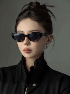 AIKENI | Retro Cat Eye Womens Sunglasses For Round and Square Faces With UV Protection and Polarization