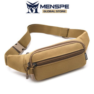 MENSPE กระเป๋าคาดเอวสำหรับเล่นกีฬากระเป๋าผู้ชายแฟชั่นกระเป๋ากีฬาสะพายไหล่สะพายไหล่กระเป๋าคาดหน้าอกกันน้ำกระเป๋าวิ่งอ็อกซ์ฟอร์ดกระเป๋าคาดเอวแบบพกพา Tas Gym สำหรับวิ่งเดินป่าปั่นจักรยาน