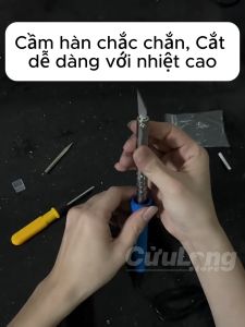 Mỏ Hàn Thiếc 60W Dao Cắt Nhựa Bằng Điện Đa Năng Cầm Tay Tiện Dụng Cho Mọi Công Việc Gia Đình Cao Cấp