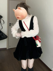 Sweet Young Redefining Bicolor Blouse Skirt Set Womens High Waist Short Skirt Elegant Floral Print Two-Piece Suit Autumn Wear