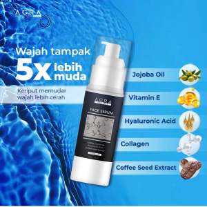 AGRA For Men Face Serum BPOM - Serum Perawatan Wajah Pria Orginal