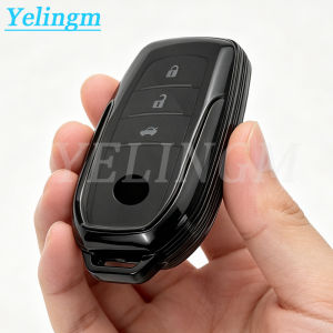 For Toyota Yaris Land Cruiser Prado150 RAV4 Venza SIENNA Corolla SE 2023 Camry 50 55 TLC200 Transparent TPU Key Case Cover Shell