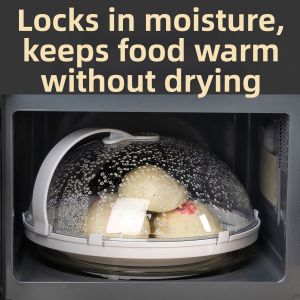 Oil-proof Splash Guard Microwave Cover